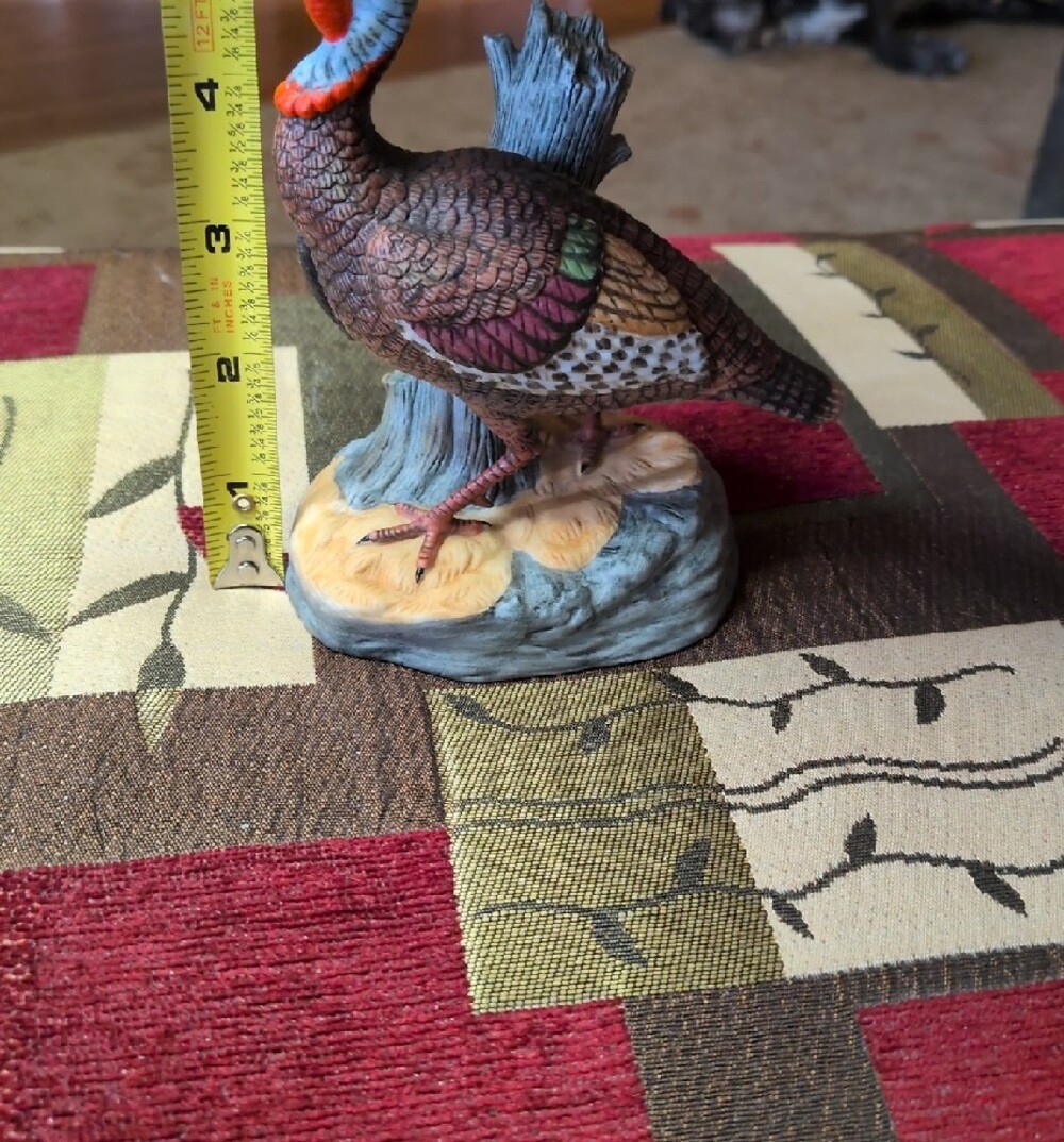 Hoffman Original 1987turkey Decorative CeramicFigurine in Brown and Tan - Picture 5 of 9